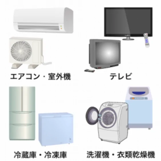 大型家電のイメージ